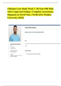 i-Human Case Study Week 7&colon; 28-Year-Old Male with Cough and Fatigue &vert; Complete Assessment&comma; Diagnosis & SOAP Note &vert; NURS 6512 Walden University &lpar;2025&rpar;