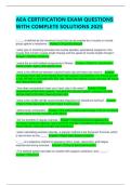 AEA CERTIFICATION EXAM QUESTIONS WITH COMPLETE SOLUTIONS 2025