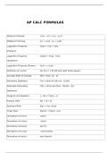 AP CALC FORMULAS
