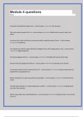 Module 4 Questions and Answers&colon; Complete Study Guide with Solutions