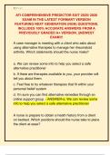 ATI COMPREHENSIVE PREDICTOR EXIT 2025&sol; 2026  EXAM IN THE LATEST FORMART VERSION  FEATURING NEXT GENERATION &lpar;NGN&rpar; QUESTIONS&period;  INCLUDES 100&percnt; ACCURATE ANSWERS FROM A  PREVIOUSLY GRADED A&plus; VERSION&period; &vert;&vert;NEWEST  EXAM&excl;&excl;&excl; 