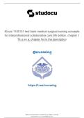  Test Bank -Medical-Surgical Nursing&colon; Concepts for  Interprofessional Collaborative Care 9th edition&period;  Chapter 1-74&comma; Q&A&period; Chapter List in the Description&period;