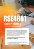 RSE4801 Assignment 3 Semester 2 2026- Due 14 August 2026
