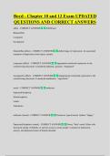 Boyd - Chapter 10 and 12 Exam UPDATED  QUESTIONS AND CORRECT ANSWERS