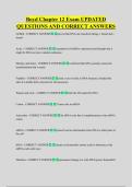 Boyd Chapter 12 Exam UPDATED  QUESTIONS AND CORRECT ANSWERS