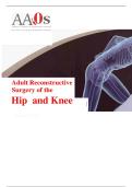 Adult Reconstructive Surgery of the Hip and Knee &ndash; Examination Answer Book &lpar;2025&ndash;2026 Edition&rpar; &vert; Verified Questions with Correct Answers & Rationales &vert; Comprehensive Orthopedic Surgery Review