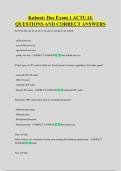 Kahoot&colon; Doc Exam 1 ACTUAL  QUESTIONS AND CORRECT ANSWERS