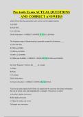 Pro tools Exam ACTUAL QUESTIONS  AND CORRECT ANSWERS