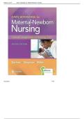 TEST BANK FOR Davis Advantage for Maternal-Newborn Nursing: Critical Components of Nursing Care Fourth Edition by Roberta Durham  , Linda Chapman.ISBN:978-1719645737 COMPLETE GUIDE ALL CHAPTERS COVERED 100% VERIFIED A+ GRADE ASSURED!!!!! NEW LATEST UPDATE