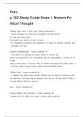 Pols-y 382 Study Guide Exam 1 Modern Political Thought&period;pdf