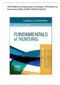 TEST BANK for Fundamentals of Nursing 11TH Edition by  Potter Perry PDF&vert;&vert; LATEST UPDATE 2025&sol;26 