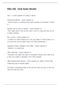 Psychology 382 &ndash; Final Exam Questions and answers &vert; Update