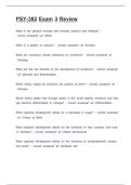 PSY-382 EXAM 3 REVIEW &lpar;81QUESTIONS & ANSWERS&rpar; RATED 100&percnt; CORRECT&excl;&excl;