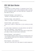 Psychology 382 &ndash; Final Exam Questions and answers &vert; Update