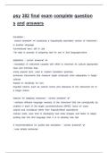 2025 FINAL EXAM PSYCH 382 QUESTIONS WITH 100&percnt; PASSED ANSWERS&excl;&excl;