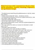 NR302 Final Exam 2025- Comprehensive Review of Eye and Ear Assessment &ndash; Anatomy&comma; Physiology&comma; Diagnostics&comma; and Age-Related Changes&period;pdf