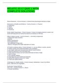 MCLETC 22-17 QUIZ 1 WITH COMPLETE SOLUTIONS