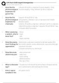 UTA Nurs 5338 Urgent Emergencies Questions & Answers