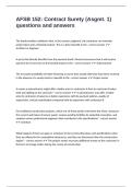 AFSB 152 Contract Surety &lpar;Asgmt&period; 1&rpar; questions and answers