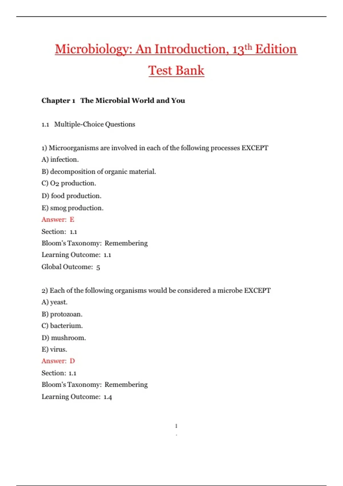 Microbiology: An Introduction (13th Edition) by Tortora, Funke & Case ...