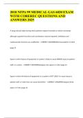 NFPA 99 Medical Gas 6020 Exam Questions & Answers 2025 - ASSE Inspector Certification