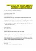 ASE BRAKES A5 TEST &lpar;EXAM 2&rpar; QUESTIONS WITH REVISED CORRECT ANSWERS VERIFIED A&plus; LATEST UPDATE 2025