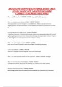 ASSOCIATE CERTIFIED ENTOMOLOGIST &lpar;ACE&rpar; STUDY GUIDE SET 1 QUESTIONS WITH CORRECT ANSWERS 100&percnt; PASS