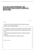 ILTS 290 &lpar;QUESTIONSBANK&rpar; 382 QUESTIONS 2025&sol;26 WITH COMPLETE SOLUTIONS&period;