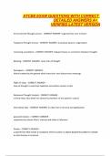 ATCBE EXAM QUESTIONS WITH CORRECT DETAILED ANSWERS A&plus; VERIFIED LATEST VERSION