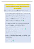  CFCI QUESTIONS 2024 &ndash; REAL EXAM QUESTIONS AND VERIFIED ACCURATE ANSWERS &lpar;A&plus; GRADED&rpar; &vert;&vert; 100&percnt; GUARANTEED PASS <RECENT VERSION>