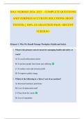 IOG1 NEBOSH 2024&ndash;2025 &ndash; COMPLETE QUESTIONS AND VERIFIED ACCURATE SOLUTIONS &lpar;MOST TESTED&rpar; &vert;&vert; 100&percnt; GUARANTEED PASS <RECENT VERSION>