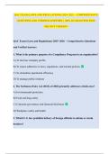 QAC EXAM &lpar;LAWS AND REGULATIONS&rpar; 2024&ndash;2025 &ndash; COMPREHENSIVE QUESTIONS AND VERIFIED ANSWERS &vert;&vert; 100&percnt; GUARANTEED PASS <RECENT VERSION>