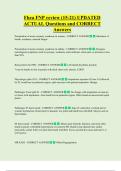 Fhea FNP review &lpar;15-21&rpar; UPDATED  ACTUAL Questions and CORRECT  Answers