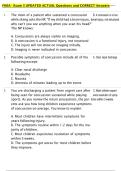 FHEA - Exam 3 UPDATED ACTUAL Questions and CORRECT Answers 