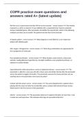 COPR practice exam questions and answers rated A&plus; &lpar;latest update&rpar;