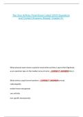 Top Gun Arthrex Final Exam Latest 2025 Questions  and Correct Answers Already Graded A&plus;