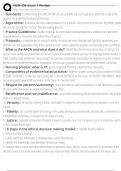 NUR 406 Exam 1 Review Exam Questions and Answers 100&percnt; Pass &vert;Verified and Updated 