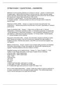 CPSM EXAM 1 QUESTIONS &plus; ANSWERS