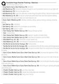 Kundalini Yoga Teacher Training - Mantras Exam Questions and Answers 100&percnt; Pass &vert;Verified and Updated 