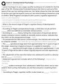 Exam 2 - Developmental Psychology Exam Questions and Answers 100&percnt; Pass &vert;Verified and Updated 