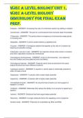 Ultimate WJEC Biology and Criminology Exam Bundle