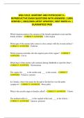 WGU D313&colon; ANATOMY AND PHYSIOLOGY II &ndash; REPRODUCTIVE EXAM QUESTIONS WITH ANSWERS &vert; 100&percnt; VERIFIED &vert; 2025&sol;2026 LATEST UPDATED &vert; BEST RATED A&plus; &vert; GUARANTEED PASS