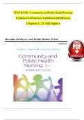 TEST BANK FOR COMMUNITY AND PUBLIC HEALTH NURSING Evidence for Practice 3RD EDITION BY ROSANNA DEMARCO & JUDITH HEALEY-WALSH