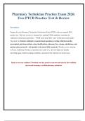 Pharmacy Technician Practice Exam 2026&colon; Ace Your PTCB Certification