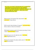 WGU D313 &lpar;ANATOMY AND PHYSIOLOGY 2&rpar; OBJECTIVE ASSESSMENT EXAM QUESTIONS AND DETAILED ANSWERS &vert; WGU D313 OA & PA And WGU D313 ANATOMY AND PHYSIOLOGY II TEST &vert; FINAL EXAM QUESTIONS AND CORRECT DETAILED ANSWERS 2025&sol;2026 &lpar;VERIFIED ANSWERS&rpar;