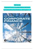 Test Bank for Corporate Finance&comma; Canadian Edition 5th Edition by Jonathan Berk&comma; David Stangeland&comma; Peter DeMarzo&period;