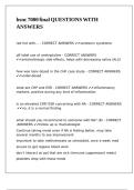 bsnc 7000 final QUESTIONS WITH ANSWERS