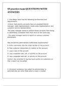 SF practice exam QUESTIONS WITH ANSWERS