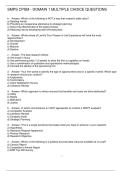 SMPS CPSM - DOMAIN 1 MULTIPLE CHOICE QUESTIONS