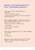 Questions - Correctional Counselor &lpar;CC1&rpar; Exam &ndash; CDCR questions with answers